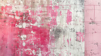 scratched pink and grey abstract background 
