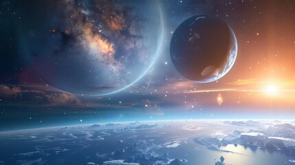 Space explorers and the fascinating journey of venturing beyond Earth's atmosphere.