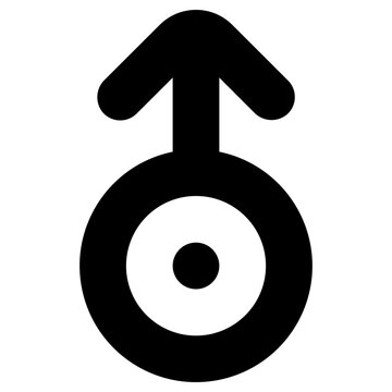 uranus icon, simple vector design