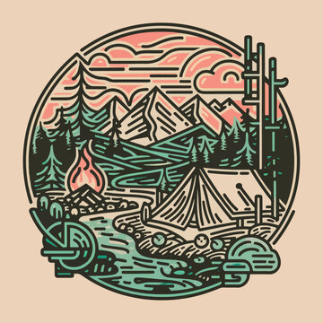Serene Morning Mountain Camping: Captivating Monoline Art Illustrating Tranquil Wilderness




Serene Morning Mountain Camping: Captivating Monoline Art Illustrating Tranquil Wilderness






