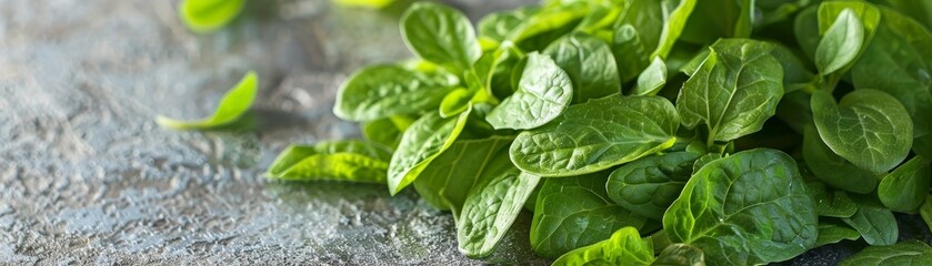 A close-up of a bunch of fresh sorrel its bright green leaves and tangy flavor highlighted against a bright