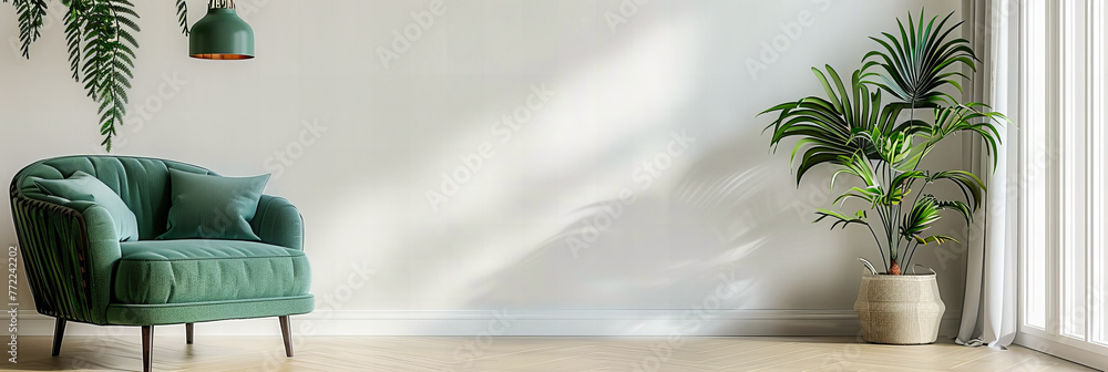 Poster the essence of minimalism: exploring the impact of light and shadow on white textured walls in a mod