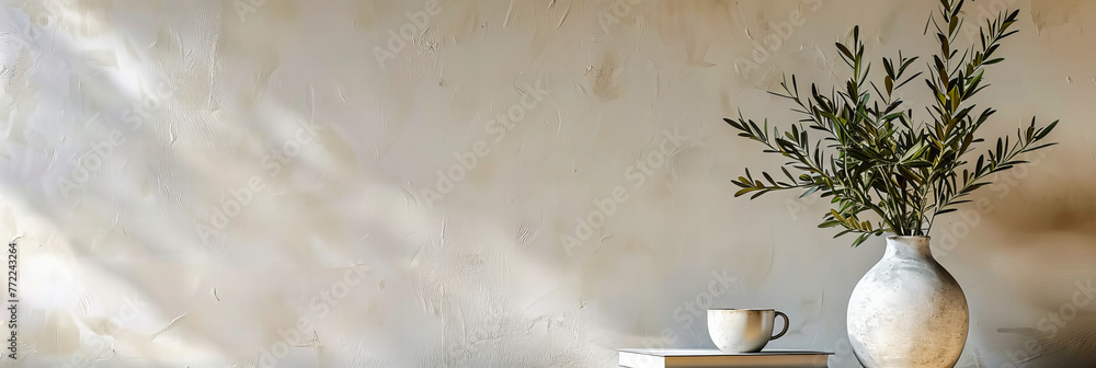 Poster time-worn charm: a textured wall with layers of history, providing a backdrop for stories and memori