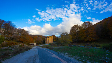 autumn in the mountains