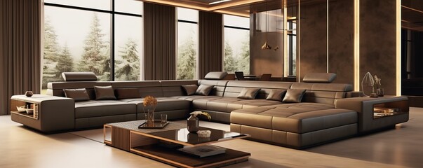 luxurious living room decoration