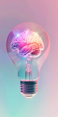 light bulb with background