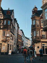 Fototapeta premium Explore charming German cities like Bremen, Osnabrück, Münster, and Koblenz, each with its own unique architecture and history.