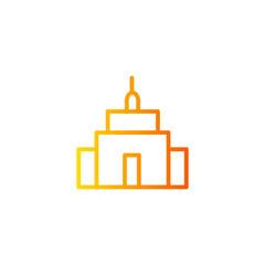 capitol gradient icon