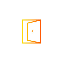 door gradient icon