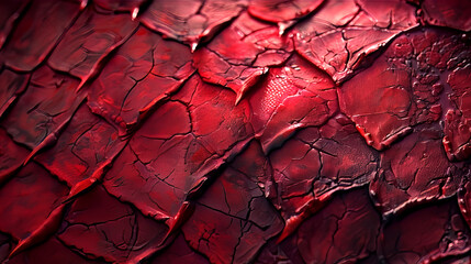 Red luxury pattern design for expensive furniture and wallpaper closeup textured