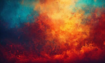 Obraz premium abstract gradient watercolor background texture and distressed vintage