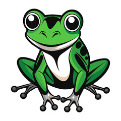 Verdant Vigor: Vector Silhouette of a Green Forest