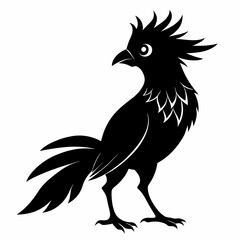 black raven silhouette
