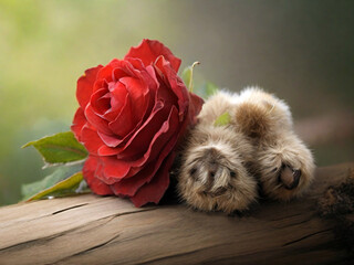 red rose flower