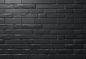 Seamless Pattern of Black Brick Subway Tiles - Perfect for Wall Texture Designs