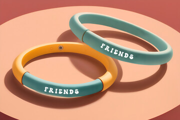 Colorful Unity: Stylish Friendship Bracelets Symbolizing Diversity and Bonding