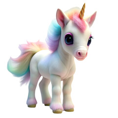 cute flying unicorn cartoon