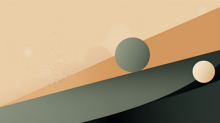 Minimalist earthy Graphic Art Design In Pastel muted Colors. generative ai	