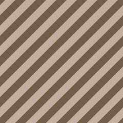 Seamless Brown Pastel color Striped Background 45-degree