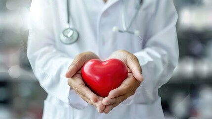 Heart in Doctor Hand 
