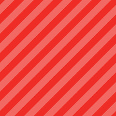 Seamless red Pastel color Striped Background 45-degree