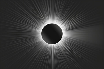 Solar eclipse the sun rays background
