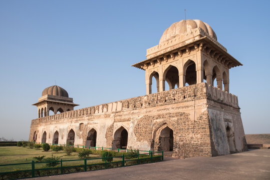 Rani Roopmati Pavilion or Mahal, Mandu, Madhya Pradesh, India.