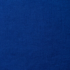 blue fabric cloth texture background. Close up of blue fabric texture