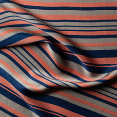 Background texture, pattern. Silk fabric is striped. Abstract striped background.