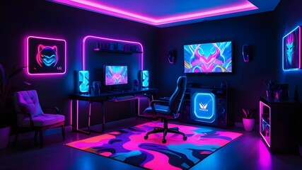 Neon Oasis Where Gaming Dreams Come Alive