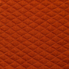 Closeup detail of brown leather texture background. Abstract orange leather texture background.
