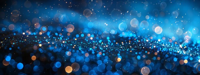Abstract blue bokeh lights with soft light background, blurred wall. --ar 8:3 --stylize 700 Job ID: 11228238-d986-44d5-83d8-55a056e14fa2