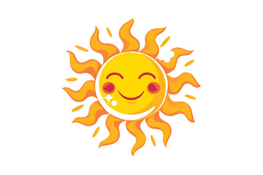 “Smiling Sun” means a picture of the sun with a smiling face. It conveys brightness and cheerfulness.. Generative AI