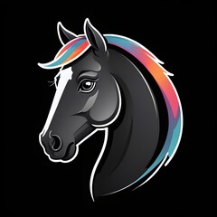  horse icon, Horse head logo, horse head vector, horse head mascot, horse head emblem, Equine emblem, Equestrian symbol, Stallion silhouette, horse illustration, Horse portrait, Steed icon, horse head