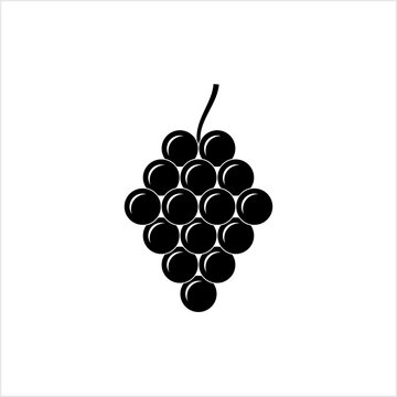 Grapes Icon, Fruit Icon, Berry Icon