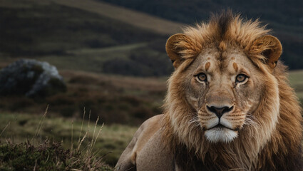 Fototapeta premium Photo illustration of cute and funny lions doing their activities 18