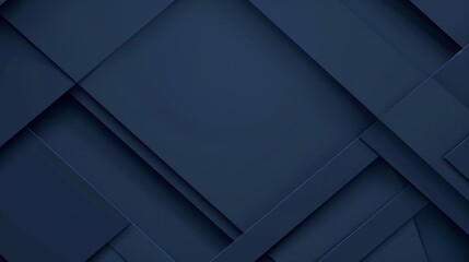 An abstract background filled with overlapping dark blue squares of various sizes