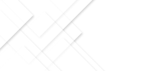 Fototapeta premium abstract random rotated white planes geometrical edge border background wallpaper, Geometric background with squares in bright light with soft shadows as pattern. Abstract design with line,