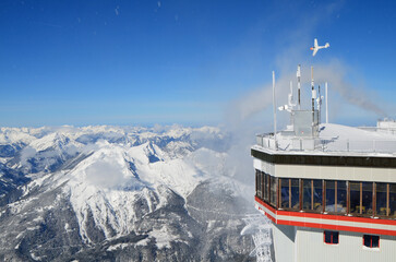 The Austrian site of the Zugspitze