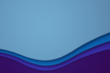 Blue-Violet Wave Background
