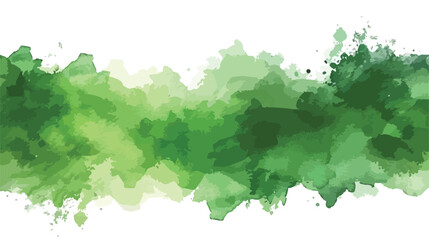 Hand drawn green watercolor abstract paint texture. - obrazy, fototapety, plakaty