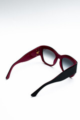 sunglasses on white background