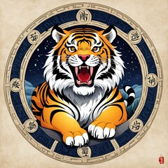 chinese zodiac animal illustration