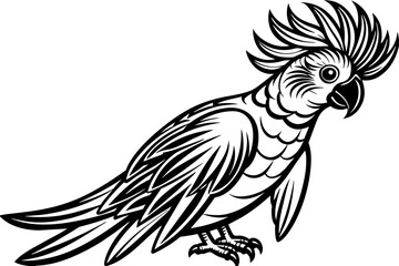 cockatoo-icon-vector-illustration