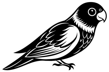 Fototapeta na wymiar lovebird-icon-vector-illustration