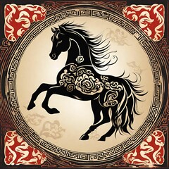 asian zodiac animal cartoon