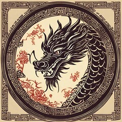 asian zodiac animal cartoon