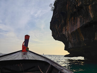 andaman sea cliffs in thailand