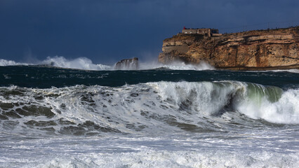 Brandung in Nazare`