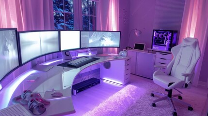 Efficient Personal Workspace with Ergonomic Design
